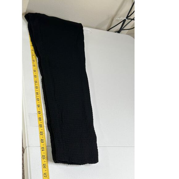 Up! Pants Womens 12 Black Slim Ankle Crop Stretch Textured Minimalist Capsule - Picture 8 of 8